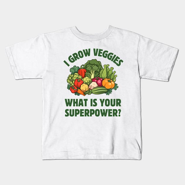 Vegetable Garden Kids T-Shirt by stressless